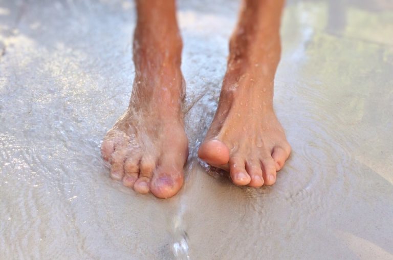 Zoom sur l'appareil de massage des pieds